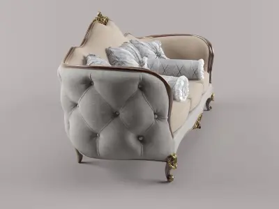 classic sofa2 3D model