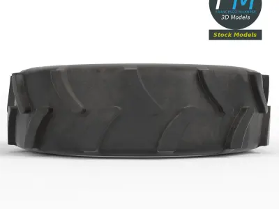 Tractor tire 3D model get