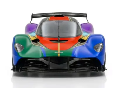 Aston Martin Valkyrie AMR Pro Multi Color Art Livery Low-poly 3D model