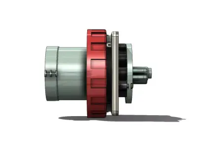 Plugue Fixo Scame 246 6396 Fixed Plug 3D model