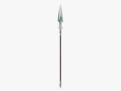 Fantasy Spear Low-poly 3D model order