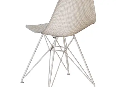 EAMES Dining Table And Chairs 3D model