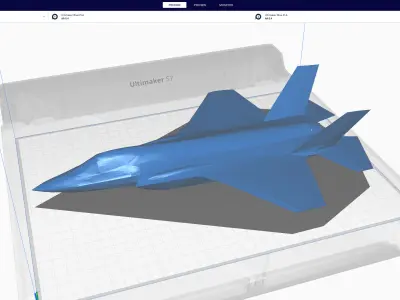Lockheed Martin F-35 Lightning II Low-poly 3D model by netrunner75