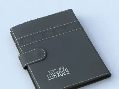 Notebook High Poly ipad case 3D model