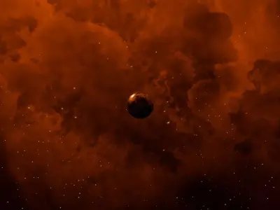 Pyreveil Nebula HDRI 16k seamless 3D model