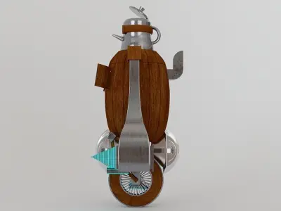 Mechanic Golem 3D model