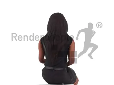 Serena Animated 002 Sitting