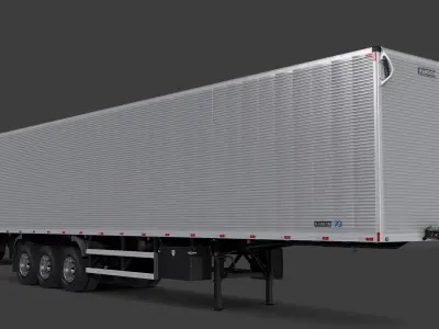 Randon Box Trailer 2020 3D model