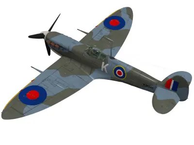 Supermarine seafire Mk-Ib 3D model