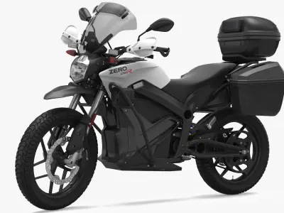 Zero DSRP Electric Police Motorcycle 3D model