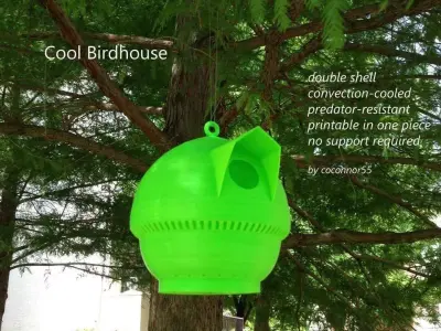 Cool Birdhouse Free 3D print model