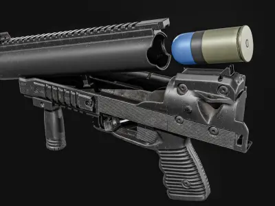  BT GL06 Grenade Launcher Low-poly 3D model