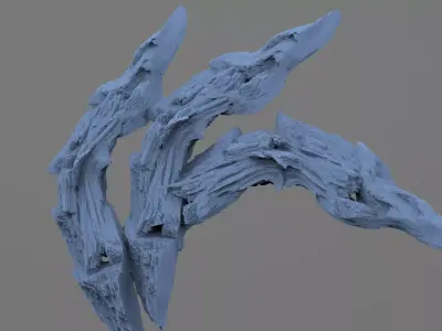 Grand Tri Clawed Mountain claws 3D model