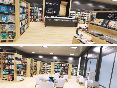 Book Store 3D model