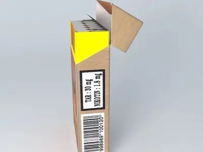 Gudang Garam International Filter Cigarettes 3D model