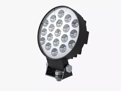 Circular LED Light Bar 3D model
