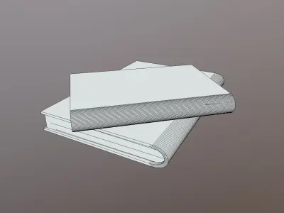 High-Poly Old Books Free 3D model