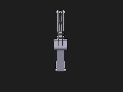 Excavator arm 3D model