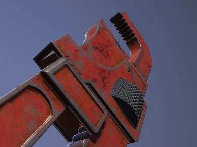 Wrench Game Ready Low-poly 3D model purchase