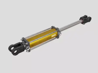 Hydraulic Cylinder 3D model by wh1t3h4ck5
