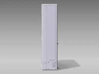 Single-phase Toshiba Carrier VRF Heat Pump Outdoor Unit Low-poly 3D model