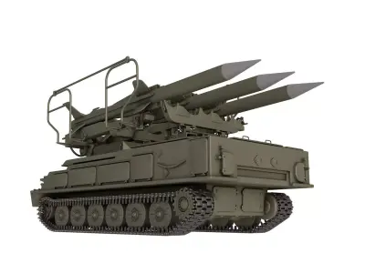 SA-6 Gainful 2K12 Kub 3D model
