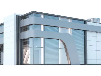 Office Building 3 3D model buy