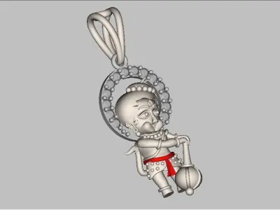 baal hanuman 3D model