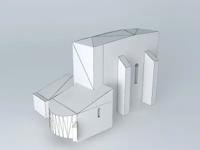 Church Saint Martial Dordogne Free 3D model