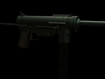 M3 Grease Gun Low-poly 3D model buy