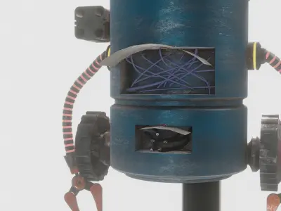 STOP ROBOT 3D model