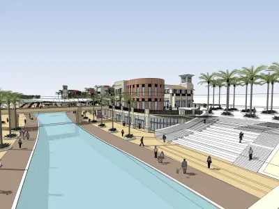 Sketchup Commercial Complex PP5 3D model