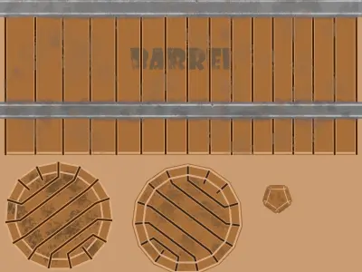 BARREL Free 3D model buy