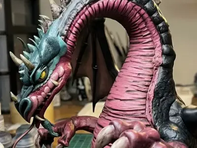 Bryagh Iconic Evil  Dragon from The Flight of Dragons 3D print model