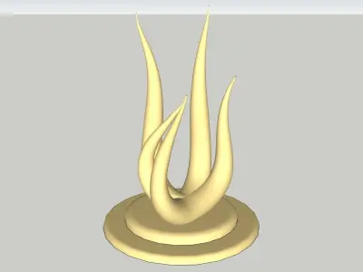 Sculpture monument sketchup model 3D model