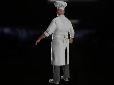 Master Chef with High-Quality 3D Models 3D model