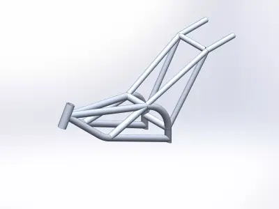 Motorcycle Frame 3D model