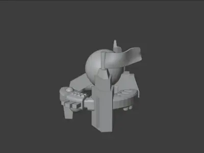 Winnu Spacedock 3D print model