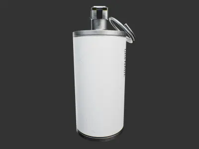 M116 Stun Grenade Low-poly 3D model