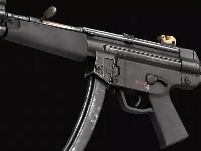 MP5 Submachine Gun 3D model