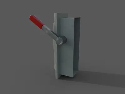 Electrical switch Low-poly 3D model