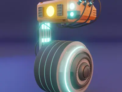 Robot BB-009 Free 3D model