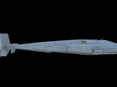 Sci-Fi Dropship 3D model