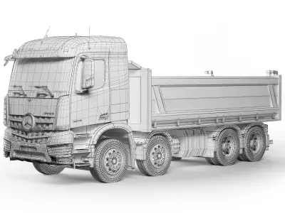 Mercedes-Benz Arocs 3245 tipper 2021 3D model