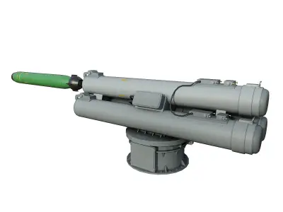 B515 3  ILAS 3 Torpedo Tubes 3D model