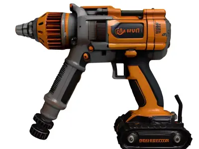 Futuristic Mining Drill 3D Model 3D model