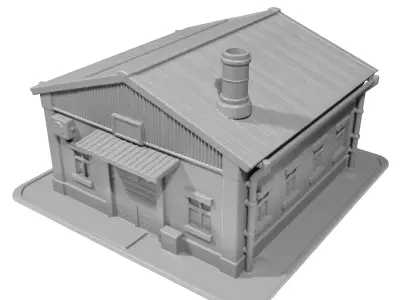 Small factory 3D print model get