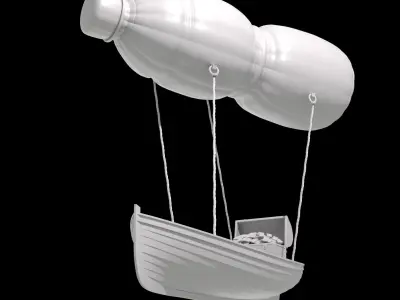 Balloon Boat 3D model
