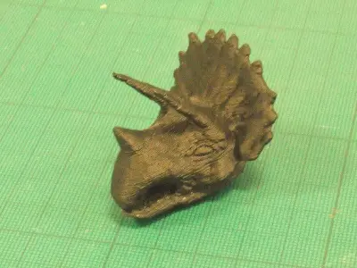 Triceratops head Free 3D model