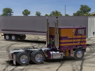 Marmon 110P Truck with Trailer 3D model purchase
